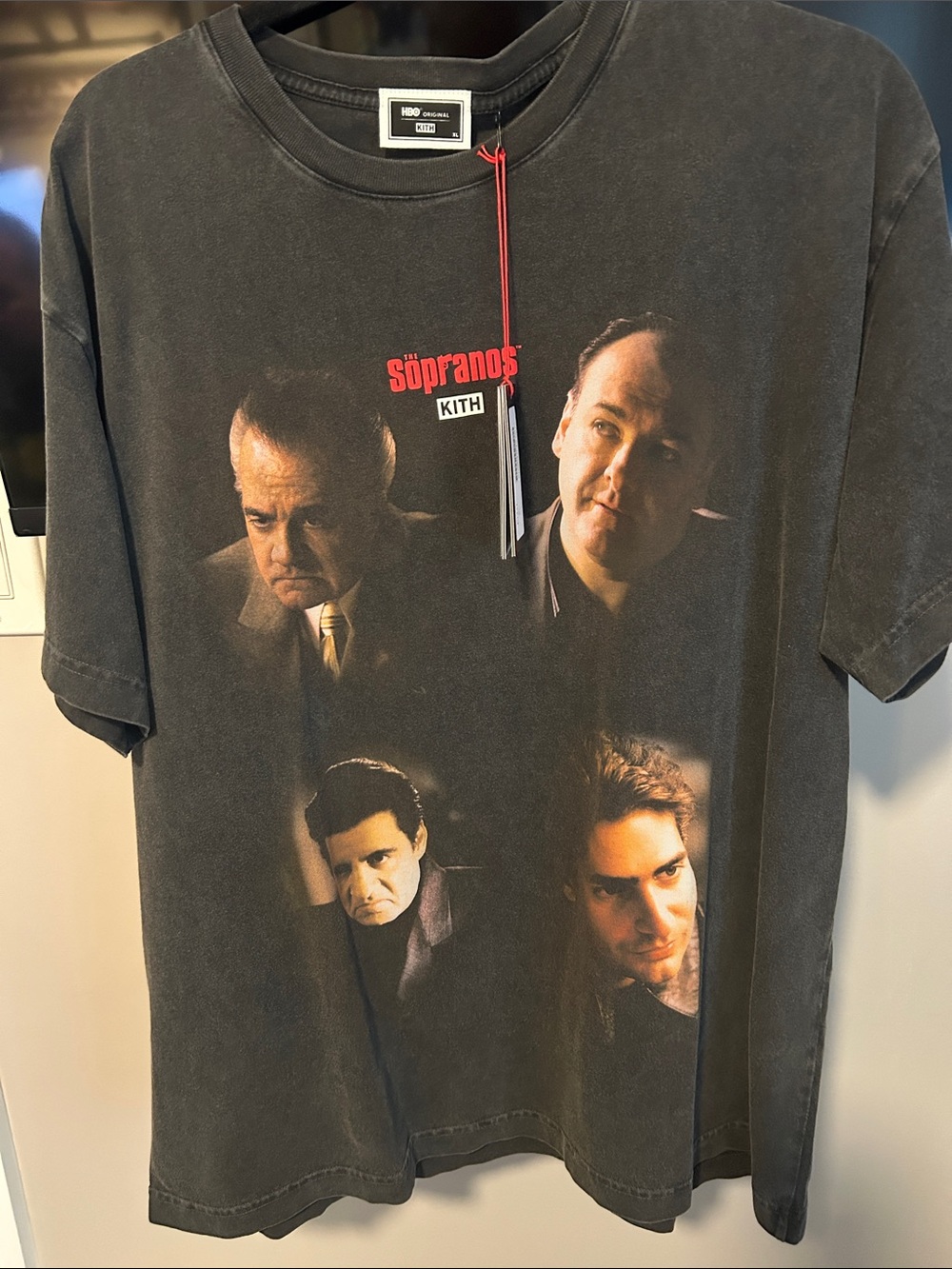 Kith Black The Sopranos Portrait Graphic Tee